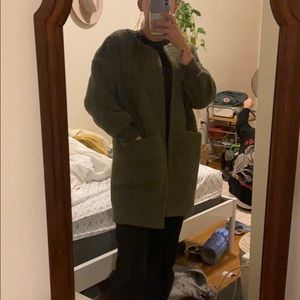 fuzzy madewell jacket